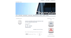 Desktop Screenshot of obermeier.at